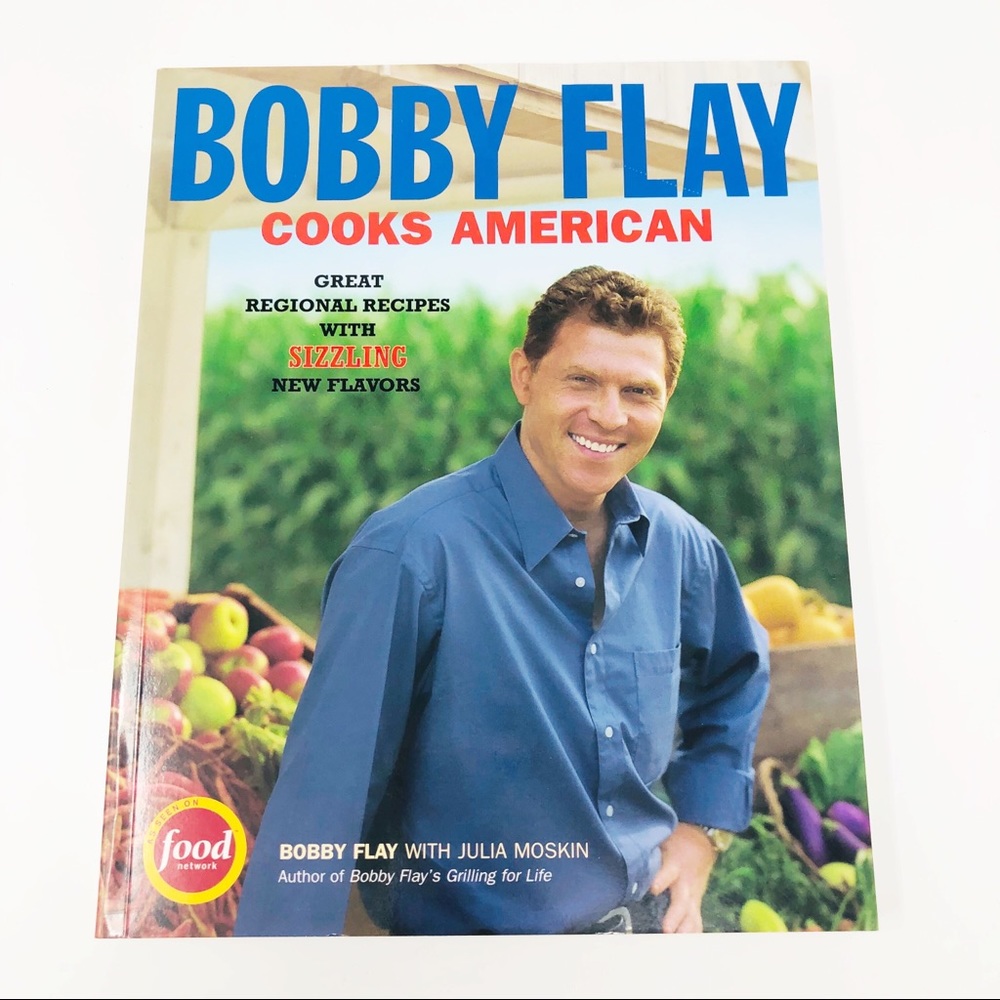 NEW Bobby Flay Cooks American Paperback Cookbook